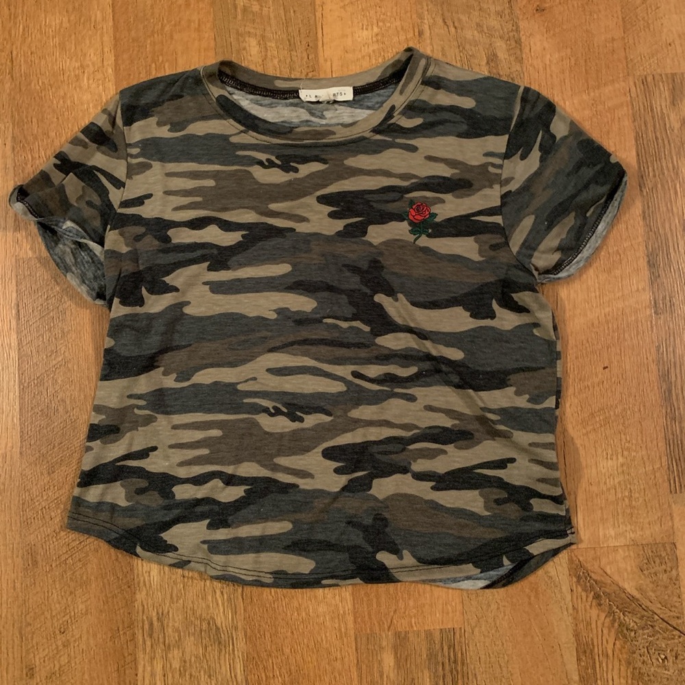 Camo crop top!